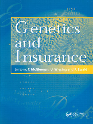 cover image of Genetics and Insurance
